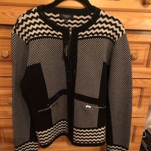 Zip Front sweater jacket